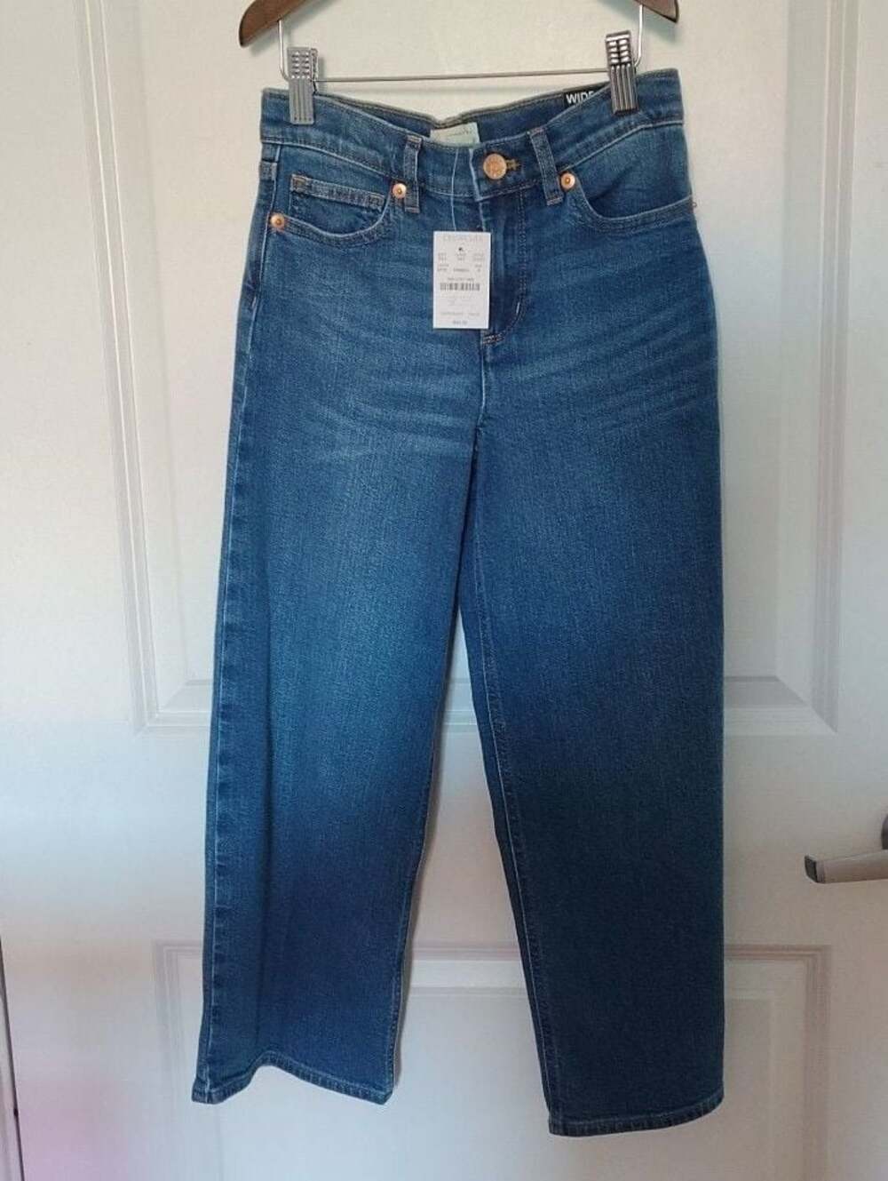 Crewcuts by J.Crew Wide-Leg Girls' Denim Jeans sz 8 NWT